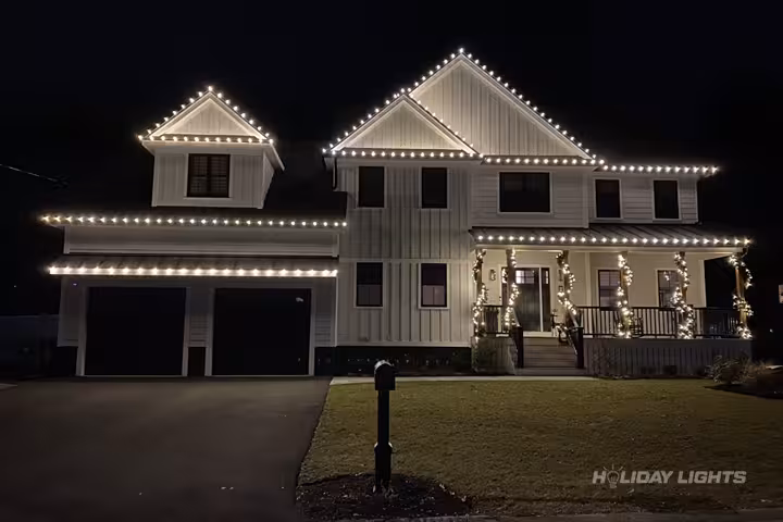 Christmas Lights Residential Installation Lynnfield - Holiday Lights NY